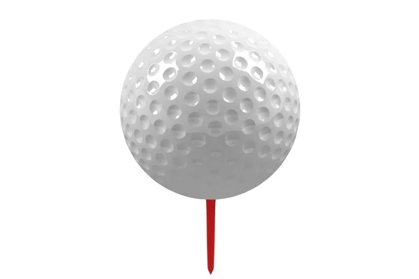 Vista de bola de golfe — Fotografia de Stock