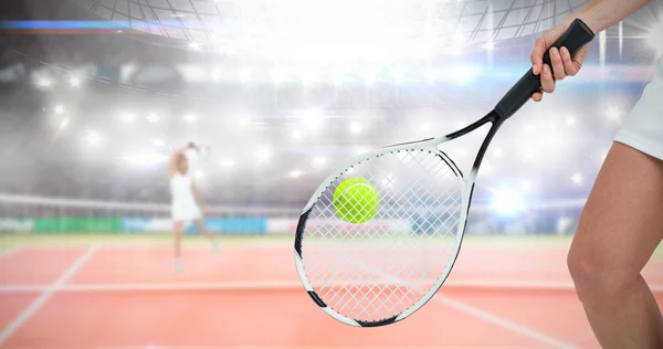 テニスの手 — ストック写真