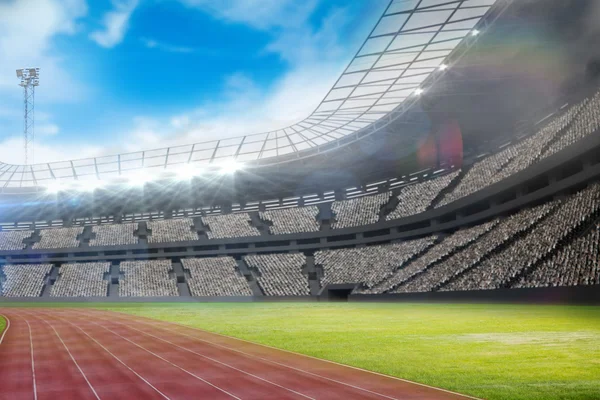 Big stadium with tribunes — Stock Photo, Image