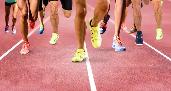 Esportes pernas correndo — Fotografia de Stock