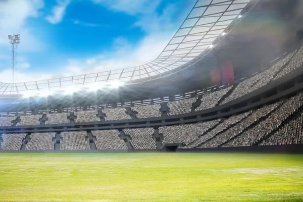 Big stadium with tribunes — Stock Photo, Image