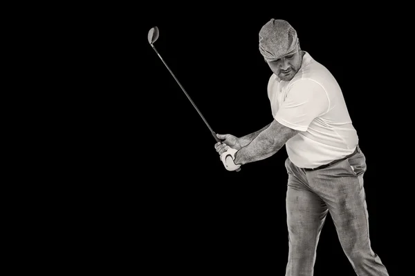 Golfové hráče, zastřelených — Stock fotografie