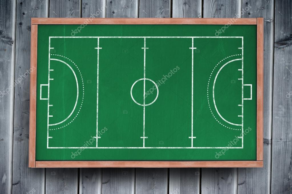 Plano de campo de andebol — Fotografias de Stock ...