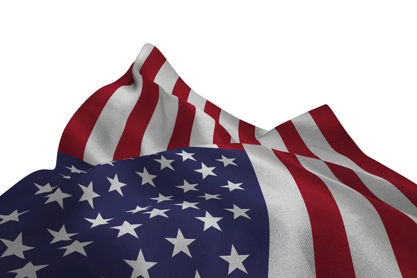 Фокус на прапорі США — стокове фото
