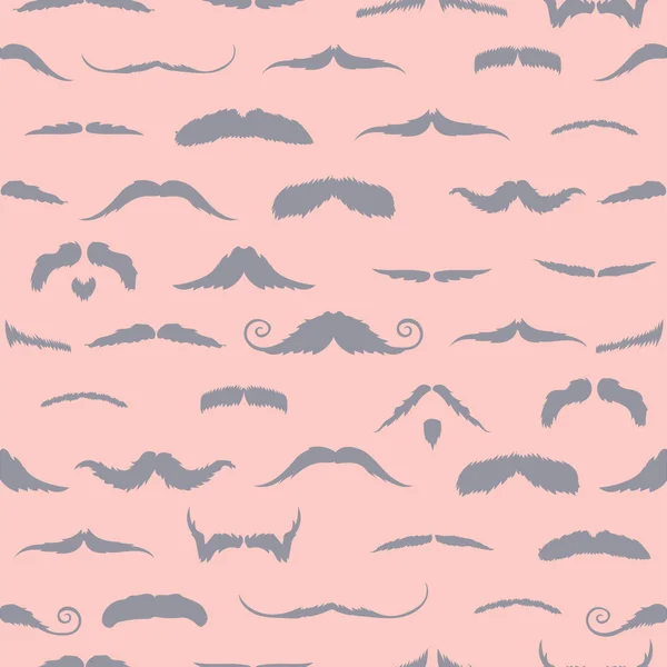 Mustaches sobre fondo rosa —  Fotos de Stock