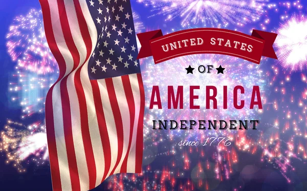 Independence day graphic — Stock Photo, Image