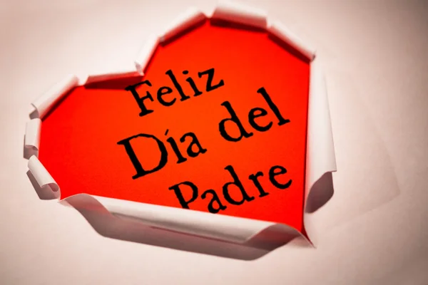 Worte feliz dia del padre — Stockfoto