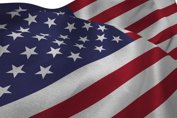 Waving US flag — Stock Photo, Image