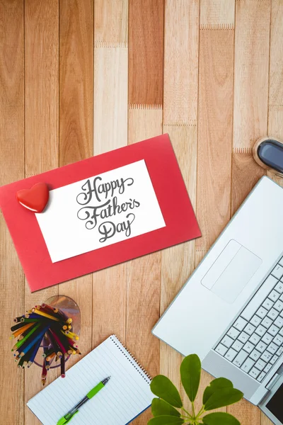 Father's day greeting — Stock Photo, Image