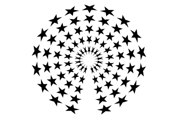 Immagine composita di messa a fuoco sulle stelle — Foto Stock