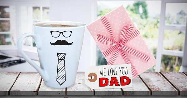 Fathers day greeting — Stock Photo, Image