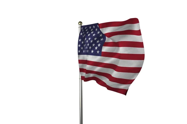 USA flag waving — Stock Photo, Image