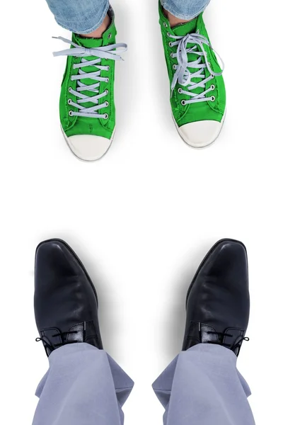 Sapatos masculinos diferentes — Fotografia de Stock