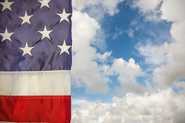 Creased US flag — Stock Photo, Image