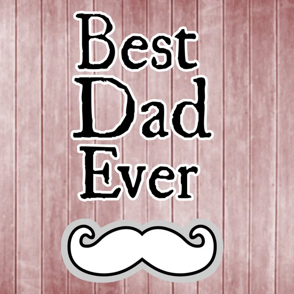 Palabras mejor papá nunca — Foto de Stock