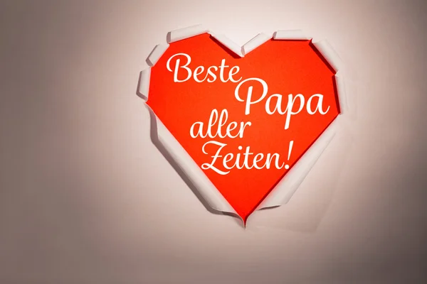 Palabras beste papa aller Zeiten —  Fotos de Stock