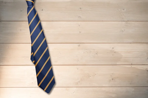 Μπλε γραβάτα με διαγώνιες γραμμές — Φωτογραφία Αρχείου