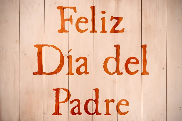 Slovo Feliz dia del padre — Stock fotografie