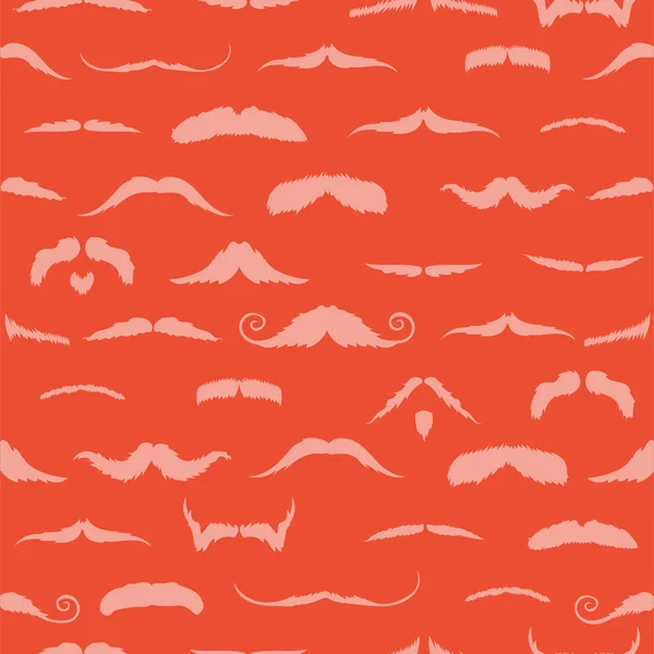 Mustascher mot orange bakgrund — Stockfoto