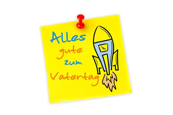 Words alles gute zum vatertag — Stock Photo, Image