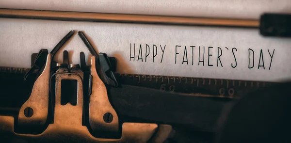 Happy fathers day written on paper — Stock Photo, Image