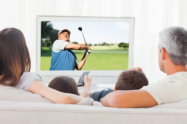 Man spelar golf — Stockfoto