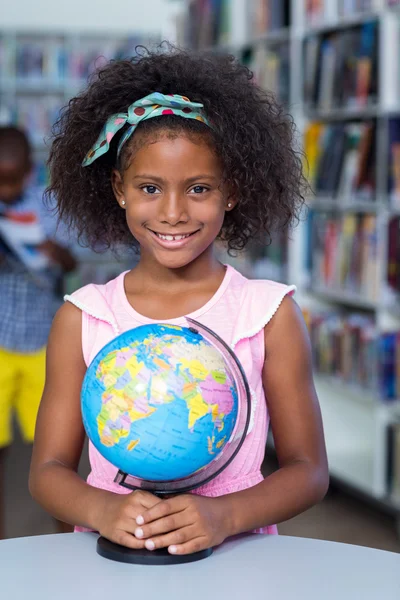 Chica con globo — Foto de Stock