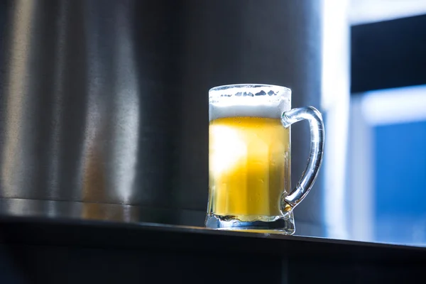 Close-up of beer pint — Stock Photo, Image