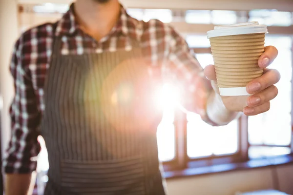 Číšníku, předání na kávu — Stock fotografie