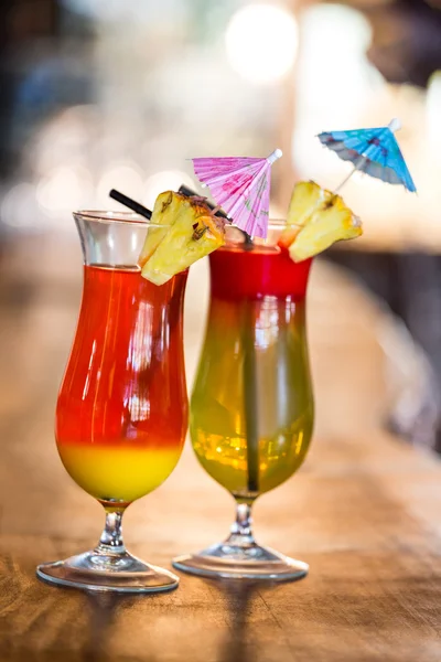 Vue de deux cocktails — Photo