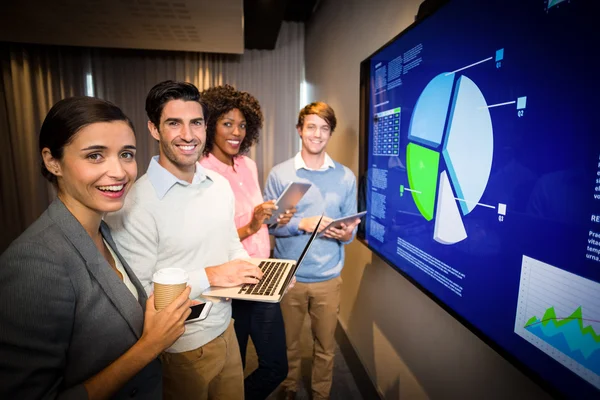 Portrait of business people standing — Stock Photo, Image