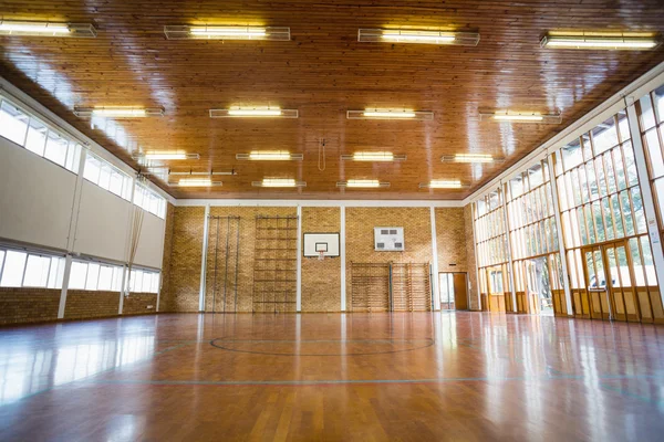 Interior of school gym hall — Stock Photo, Image