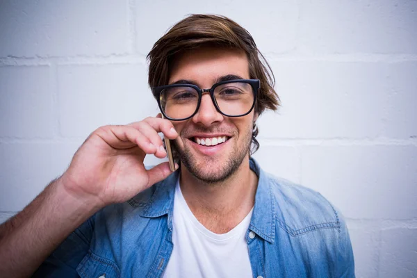 Man talking on phone — Stock Photo, Image