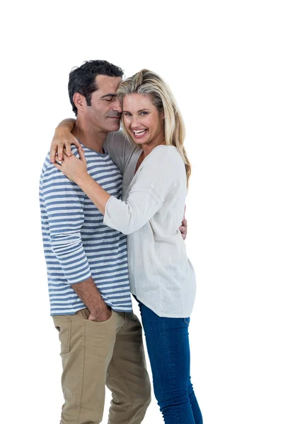 Romantyczna para przytulanie — Zdjęcie stockowe