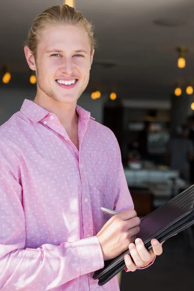 Restaurantleiter als Organisator — Stockfoto