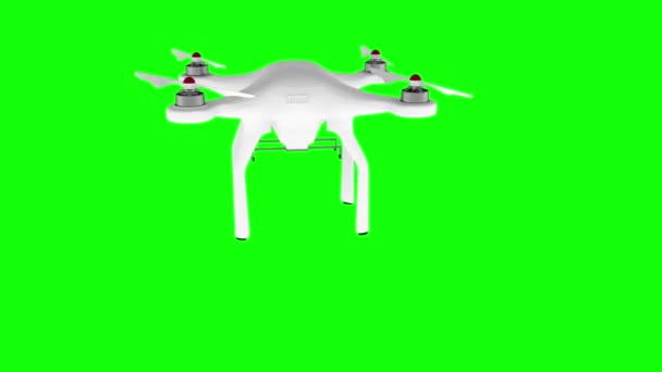 Digitally generated image of drone — Stock Video