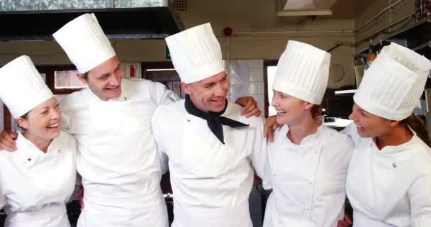 Chefs standing together — Stock Video