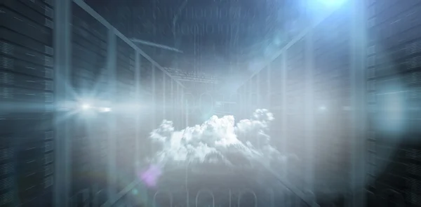 Servers in the clouds — Stock Photo, Image