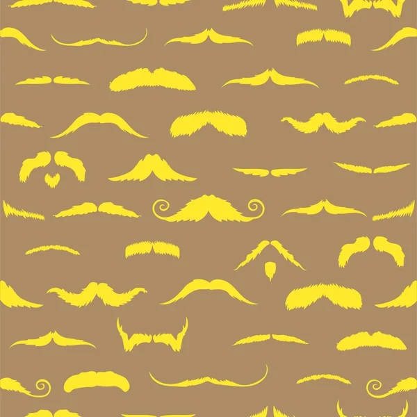 Sammansatt bild av mustascher — Stockfoto