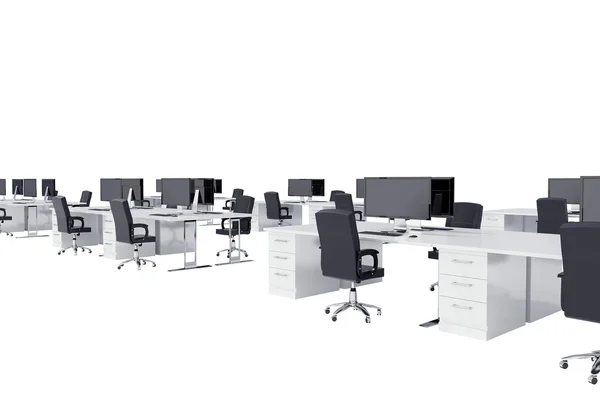 Móveis de escritório no escritório — Fotografia de Stock