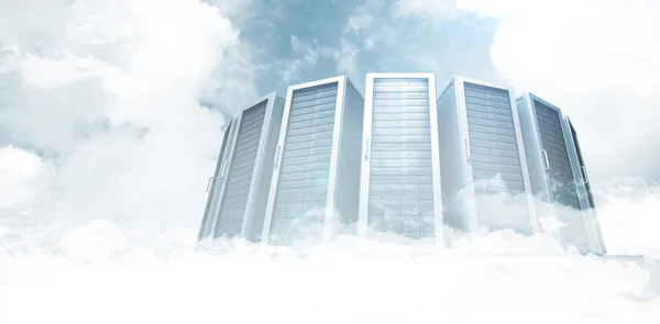 Server in den Wolken — Stockfoto