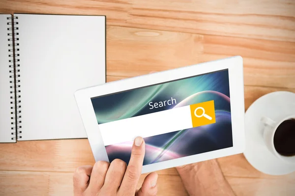 Composite image of logo of a search bar — Stock Photo, Image
