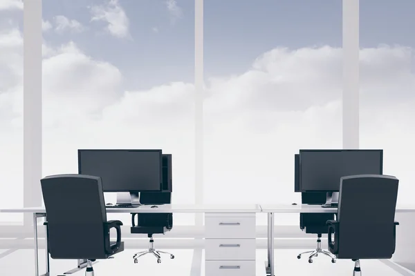 Office with blue sky — Stock Photo, Image