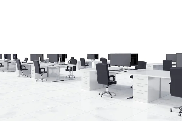 Kontorsmöbler i office — Stockfoto