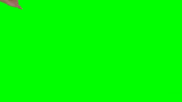 緑の上を実行しているスポーツウーマン — ストック動画