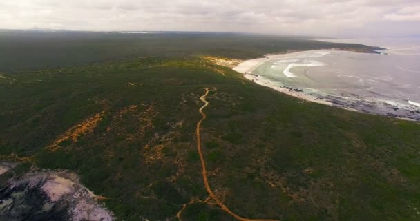 Вид на пейзаж і море — стокове відео