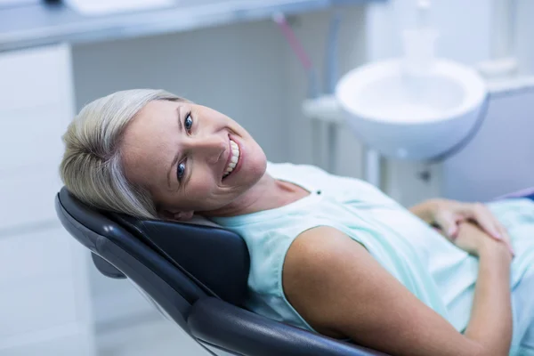 Portrait of female patient smiling — Stock Photo, Image