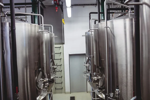 Storage tank at brewery — Stock Photo, Image