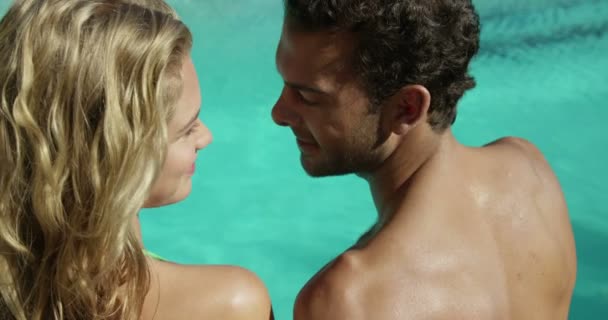 Couple romance à spa maison — Video