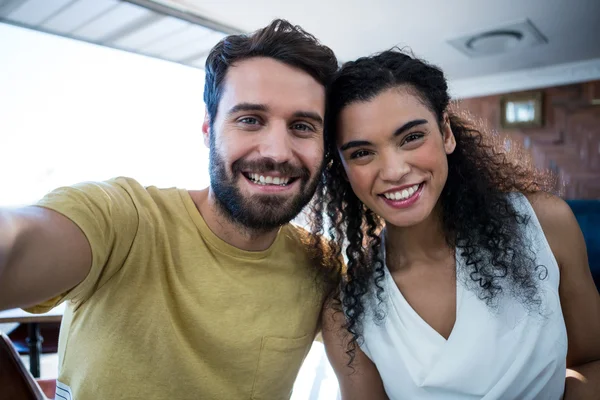 Retrato de casal romântico — Fotografia de Stock